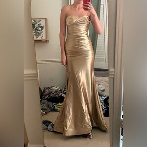 Gold Prom Dress